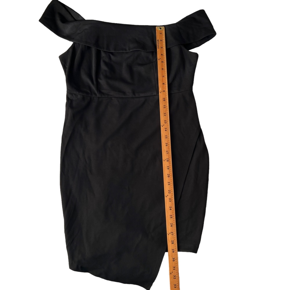 Torrid | Black Off-Shoulder Ponte Body Con Dress - Picture 8 of 8